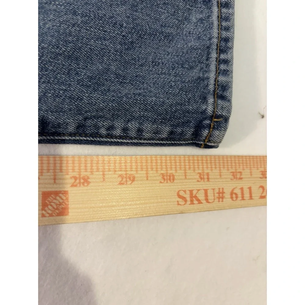 Pacsun Jeans Mens 31x32 Black Stacked Skinny Dark Wash Distressed‎ Pants